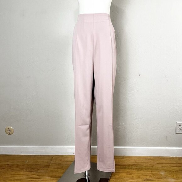 Area Stars Slacks Everly Lightweight Side Zip Pink Trousers Pants‎ Size XL NEW - Picture 1 of 12